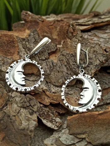 Сребърни обеци 