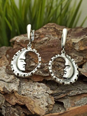 Сребърни обеци 