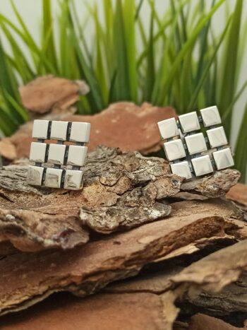 Дамски сребърни обеци 669E