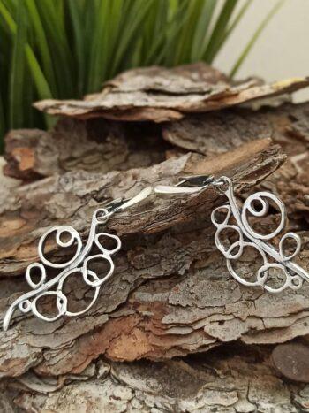 Сребърни обеци „МОРСКО КОНЧЕ“ 1006E