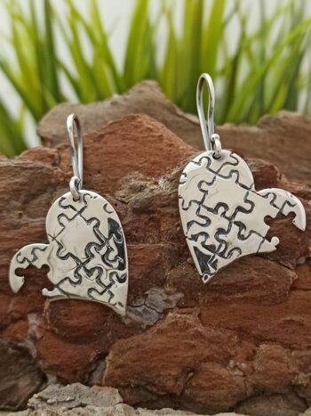 Сребърни обеци 