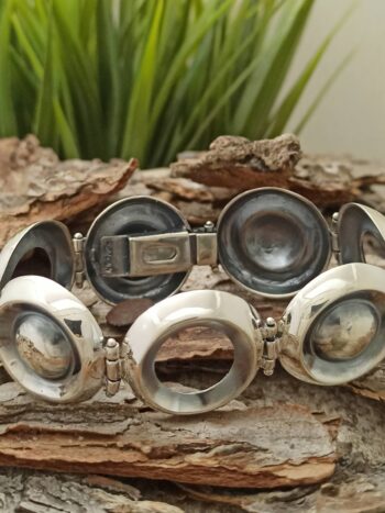 Дамска сребърна гривна 371B