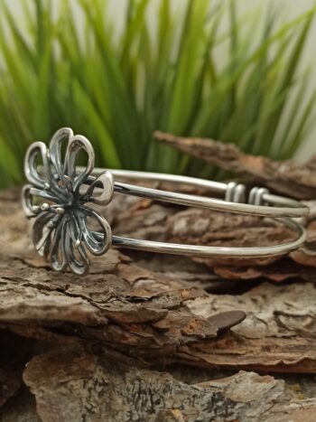 Дамска сребърна гривна 