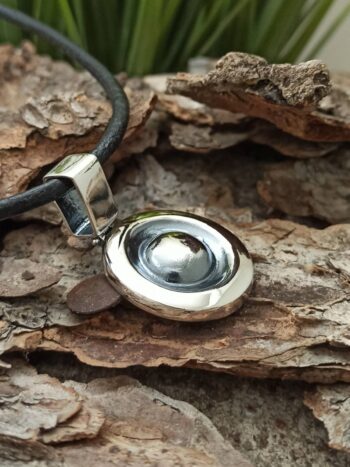 Дамски сребърен медальон 727M