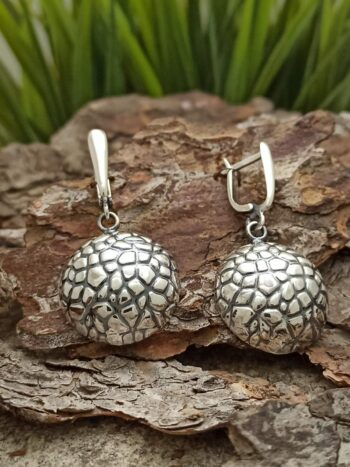 Дамски сребърни обеци 