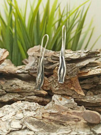 Дамски сребърни обеци 893E