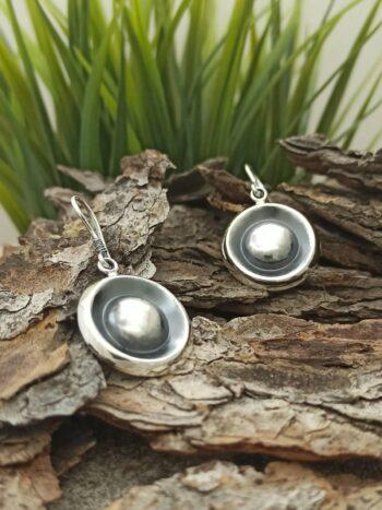 Дамски сребърни обеци 275E