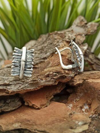 Дамски сребърни обеци 959E