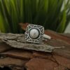 Сребърен пръстен с речна перла "ТЕТИДА"
