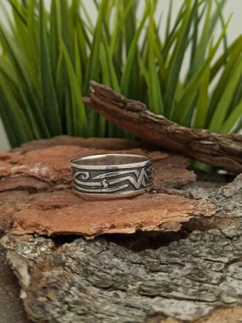 Мъжки сребърен пръстен 513T