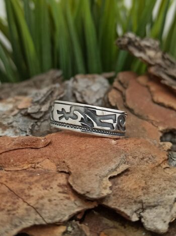 Мъжки сребърен пръстен 346T