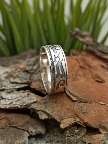 Мъжки сребърен пръстен 346T