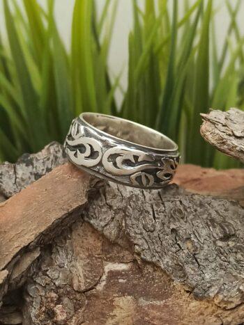 Мъжки сребърен пръстен 427R