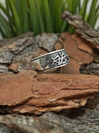 Мъжки сребърен пръстен 511T