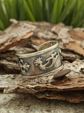 Мъжки сребърен пръстен 341T