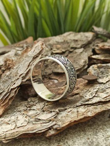 Мъжки сребърен пръстен 510T