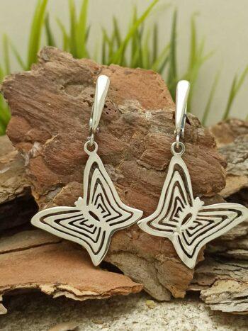 Сребърни обеци 