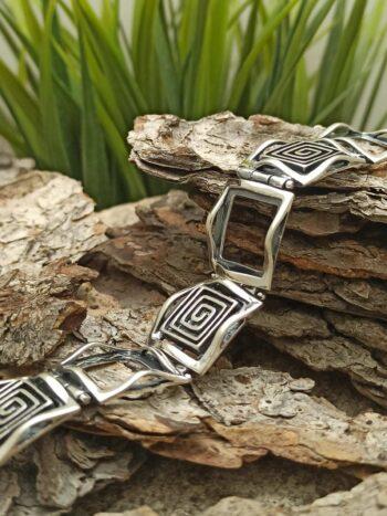 Сребърна гривна „СПИРАЛА”