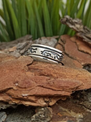 Мъжки сребърен пръстен 389T