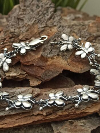 Дамска сребърна гривна 