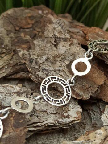 Дамска сребърна гривна 289B