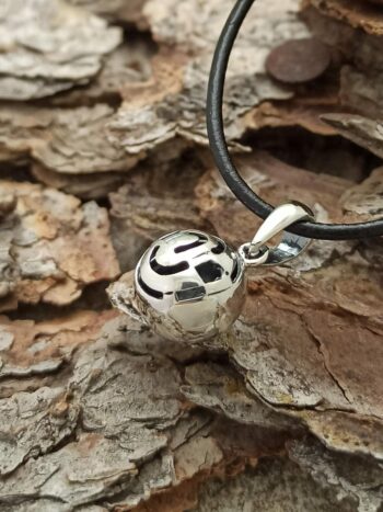 Дамски сребърен медальон 1152M