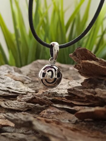 Дамски сребърен медальон 1152M