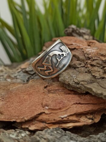 Мъжки сребърен пръстен 375T