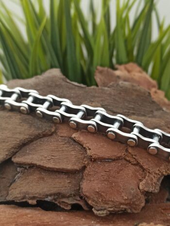 Мъжка сребърна гривна 353B