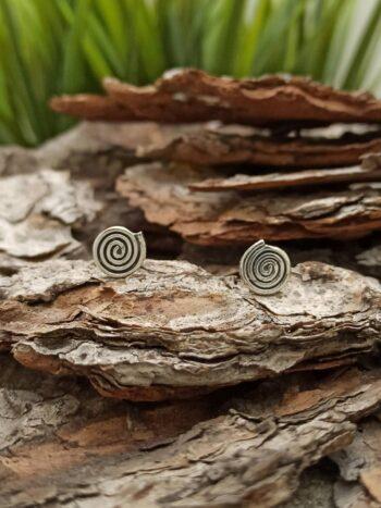 Сребърни обеци на винт модел 122E