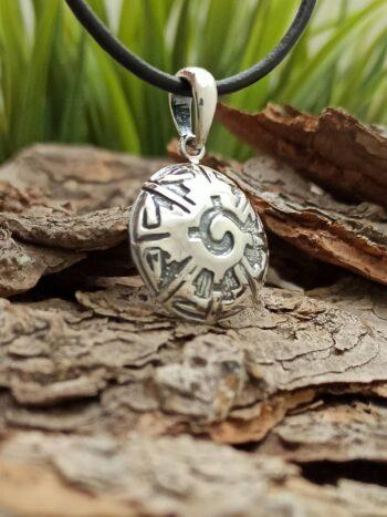 Сребърен медальон с етно мотиви 793M