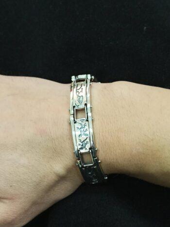 Мъжка сребърна гривна 325B