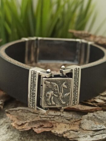 Мъжка сребърна гривна 803B