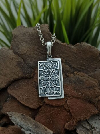 Дамски сребърен медальон “Филигран”