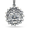 Сребърен медальон „Маска на Слънце“