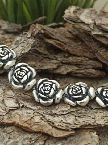 Дамска сребърна гривна 