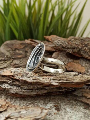 Дамски сребърен пръстен 852R