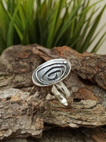 Дамски сребърен пръстен 852R