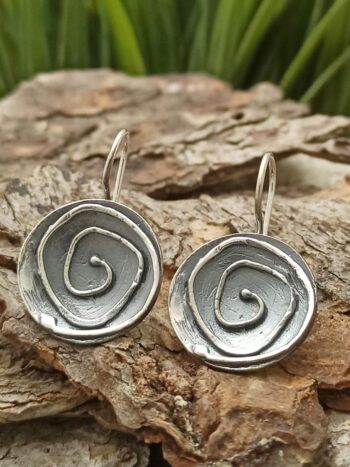 Дамски сребърни обеци 853E