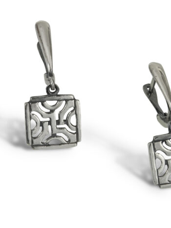 Дамски сребърни обеци “Ламат”