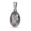 Сребърен медальон с лика на Богородица