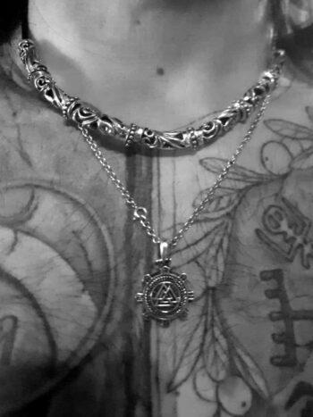 Сребърно колие 344N