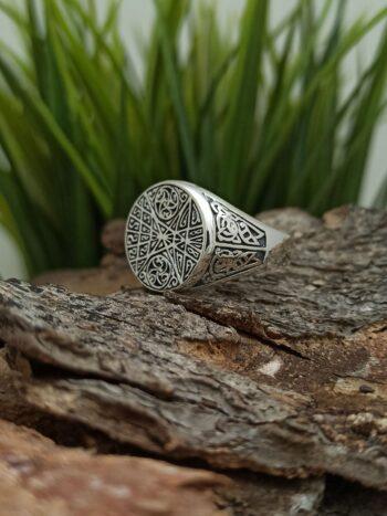 Мъжки сребърен пръстен 