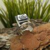 Дамски сребърен пръстен 1313R Студио Николас Част от комплект бижута пръстен обеци и медальон от Сребро проба 925