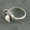 Дамски сребърен пръстен с перла 1169R - Студио Николас