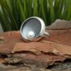 Дамски сребърен пръстен с перла 1320R