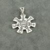 Сребърен медальон Розета от Плиска 526М николас