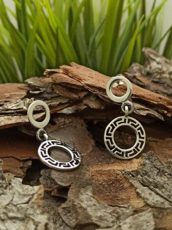 Дамски сребърни обеци 285E