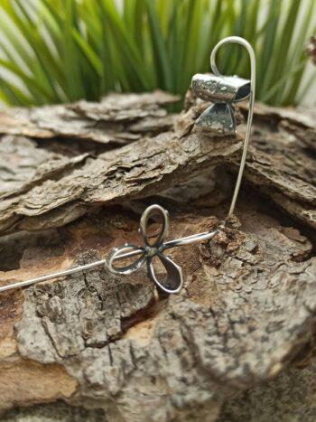 Сребърни обеци 