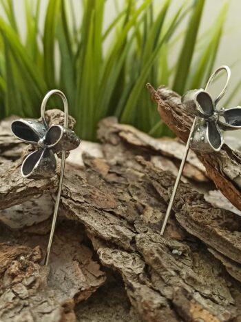 Сребърни обеци 